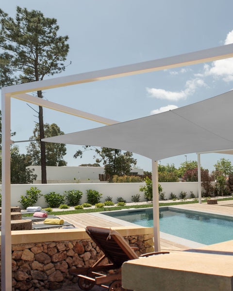 Sonnensegel LUKKA 300 cm 300 cm Grau
