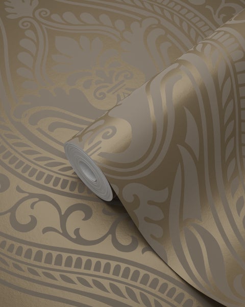 Origin Wallcoverings Tapete Ornamente Bronze - 53 cm x 10.05 m - 346630