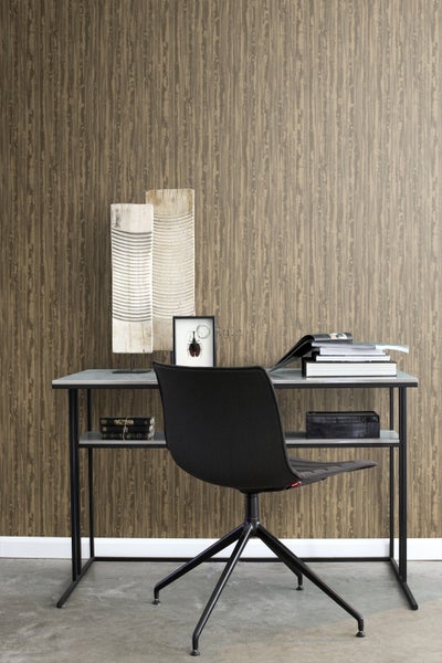 Origin Wallcoverings Tapete Streifen Kupferbraun - 53 cm x 10.05 m - 346643