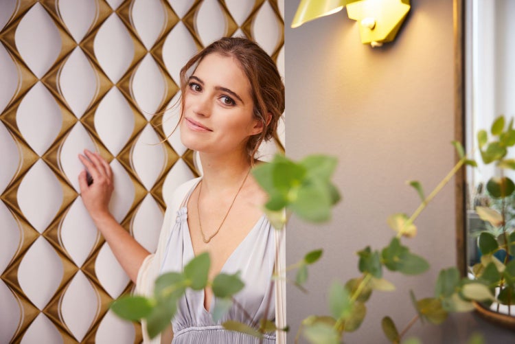 Rolle Tapete mit geometrischem Muster