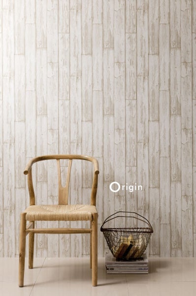 Origin Wallcoverings Tapete Holz-Optik Beige - 52 cm x 10.05 m - 307145