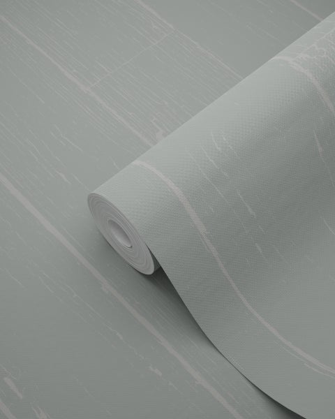 Origin Wallcoverings Tapete Holz-optik Mintgrün - 53 cm x 10.05 m - 347540