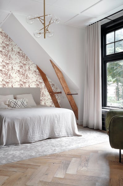 Origin Wallcoverings Tapete Vogelgravur Elfenbeinweiß und Kupferbraun - 53 cm x 10.05 m - 347457