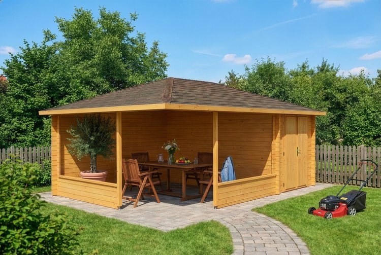 Grüne Heizmatte für Pflanzen mit Pflanztopf und Netzkabel