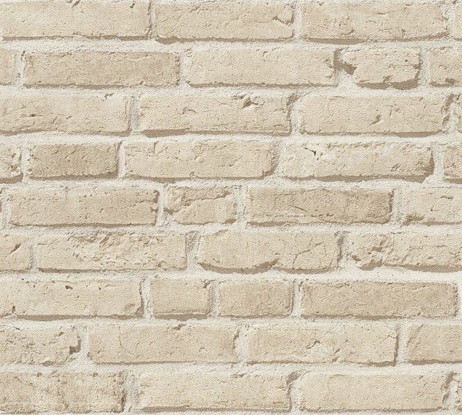 A.S. Création Tapete Steinoptik Sandbeige - 53 cm x 10.05 m - AS-355812