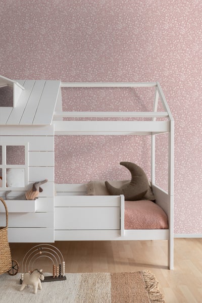 ESTAhome Tapete Blumen Rosa - 53 cm x 10.05 m - 139884