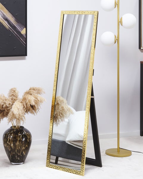 Standspiegel BRECEY 140 cm Gold