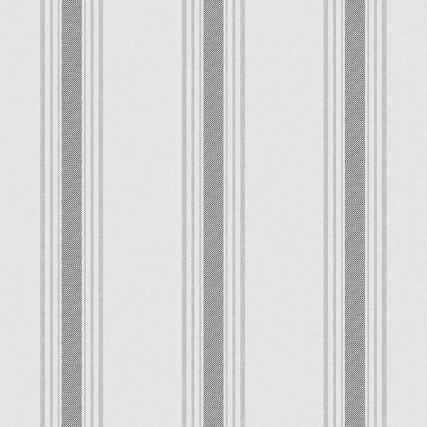Sanders und Sanders Tapete Streifen Dunkelgrau - 53 cm x 10.05 m - 640667