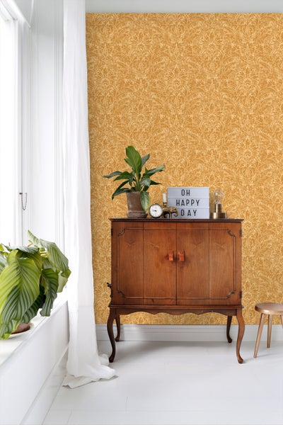 ESTAhome Tapete Ornamente Terrakotta - 50 x 900 cm - 131616