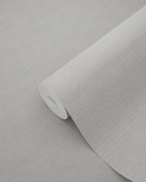 ESTAhome Tapete Uni Hellgrau - 53 cm x 10.05 m - 148304
