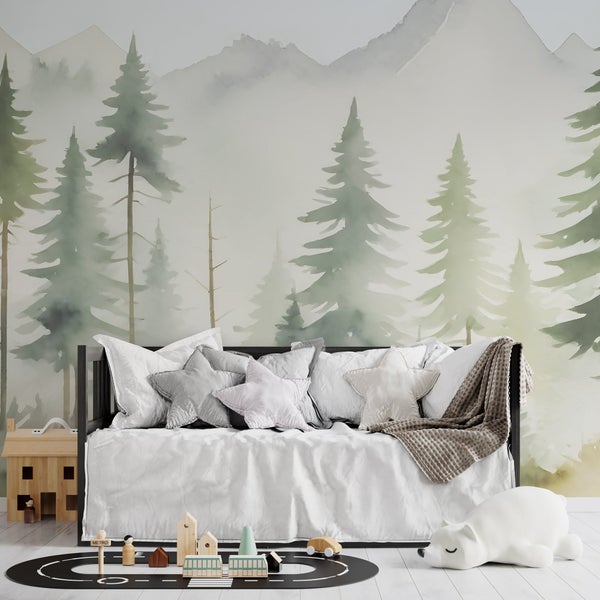 Kindertapete Nebelwald 600 x 280 cm