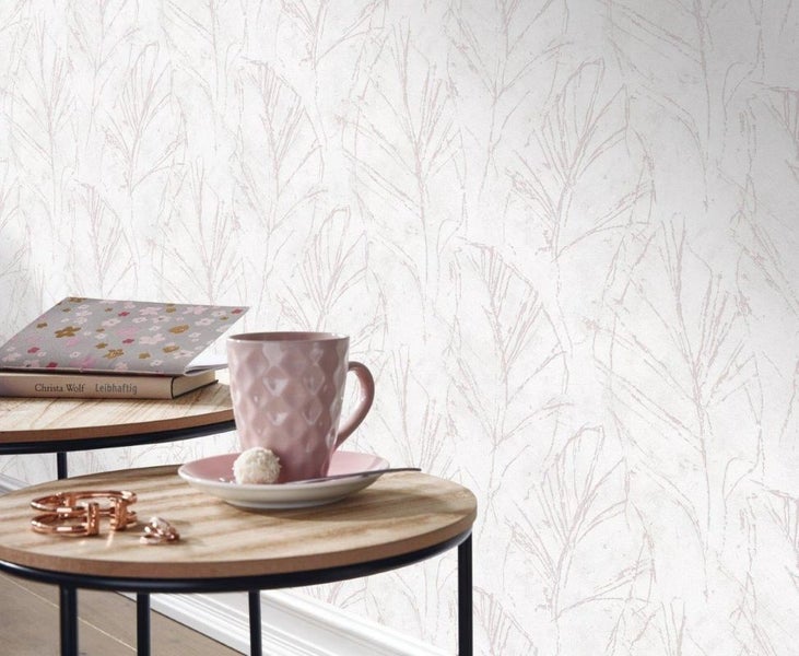Erismann Tapete Uni Rosa - 53 cm x 10.05 m - 661509