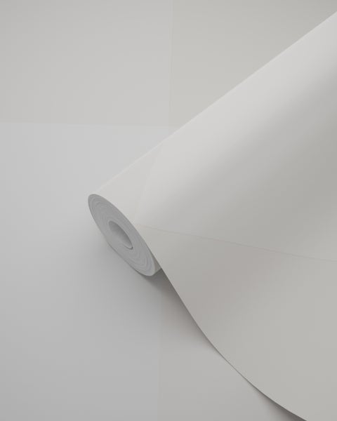 Origin Wallcoverings Tapete große Dreiecke Crème-Beige und Weiß - 53 cm x 10.05 m - 347495