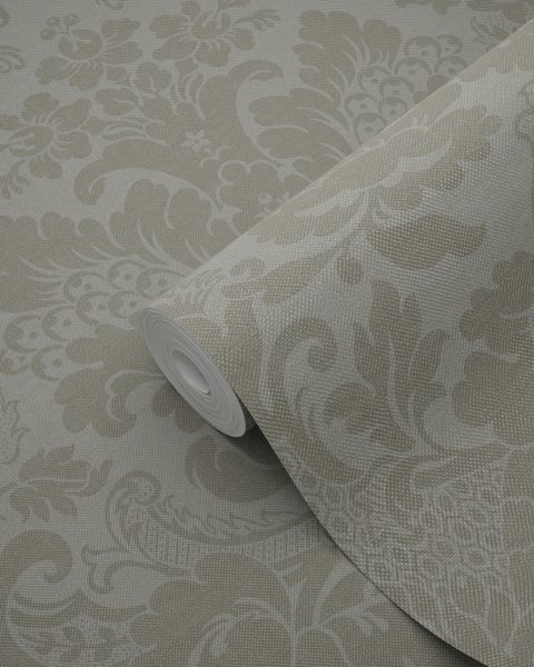 Origin Wallcoverings Tapete Ornamente Hellbraun - 53 cm x 10.05 m - 347034
