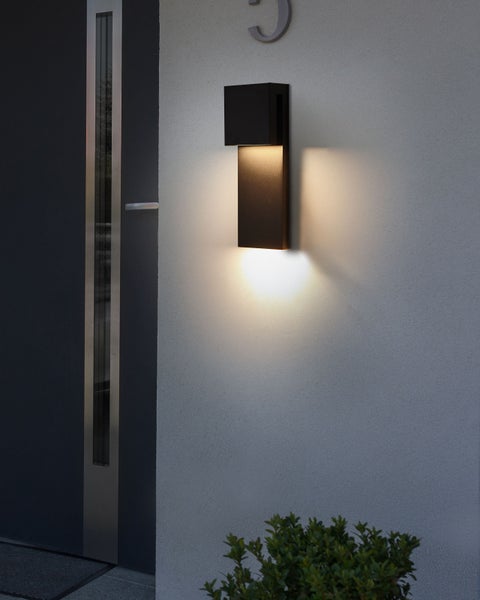 LED Außenwandleuchte LIMONLU Schwarz
