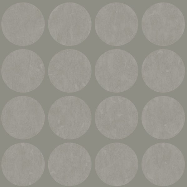 Origin Wallcoverings Tapete große verwitterte Kugeln Dunkelgrau - 53 cm x 10.05 m - 347609