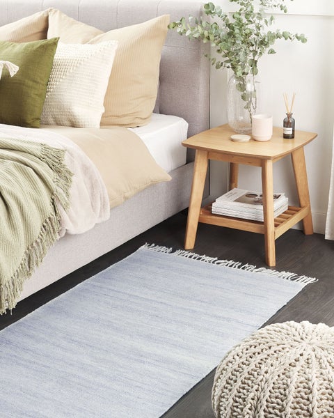 Teppich MALHIA Hellblau 80 x 150 cm