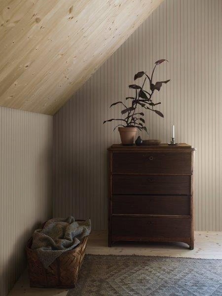 Borastapeter Tapete Streifen Beigebraun - 53 cm x 10.05 m - 661053