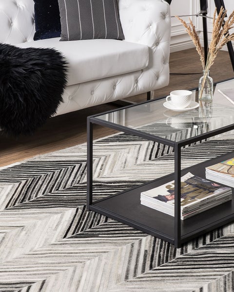 Teppich mit Zickzackmuster