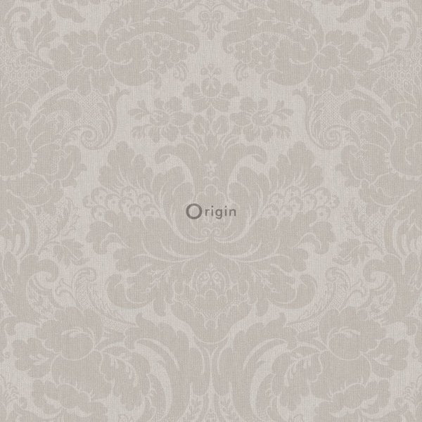 Origin Wallcoverings Tapete Ornamente Helltaupe - 53 cm x 10.05 m - 347037