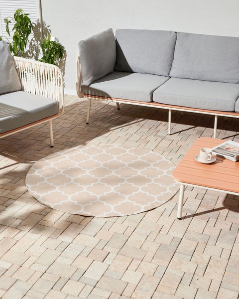 Nahaufnahme von weißen Kegelblumen im Gartenbeet