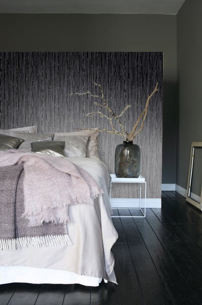 Origin Wallcoverings Tapete Streifen Schwarz - 53 cm x 10.05 m - 346644