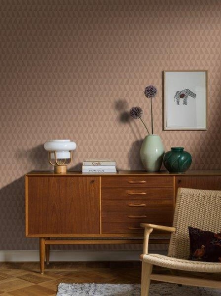 Tapete mit Fensterladenmuster