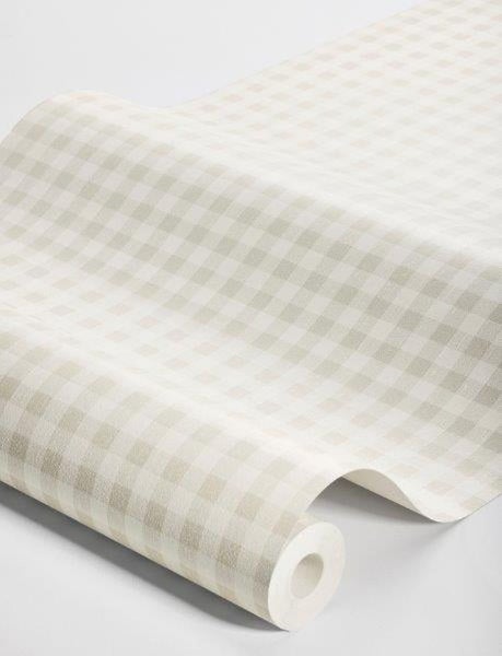Borastapeter Tapete Karomuster Grau - 53 cm x 10.05 m - 660486