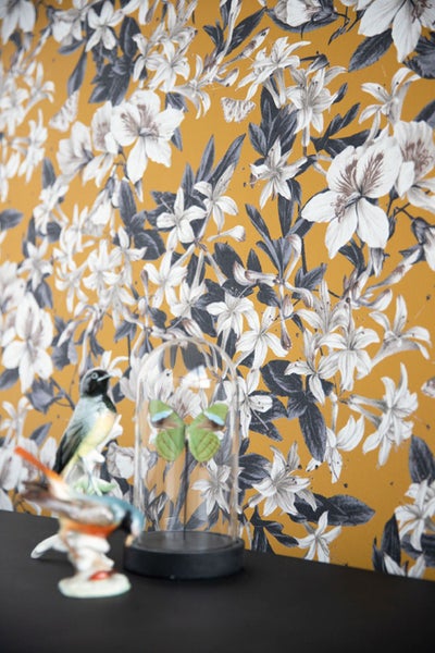 Masureel Tapete Blumen Orange - 53 cm x 10.05 m - 630622