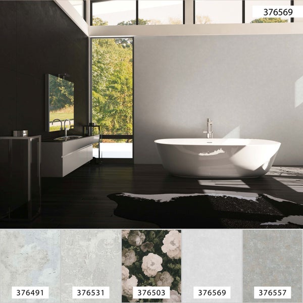 Tapetenrolle mit Betonoptik