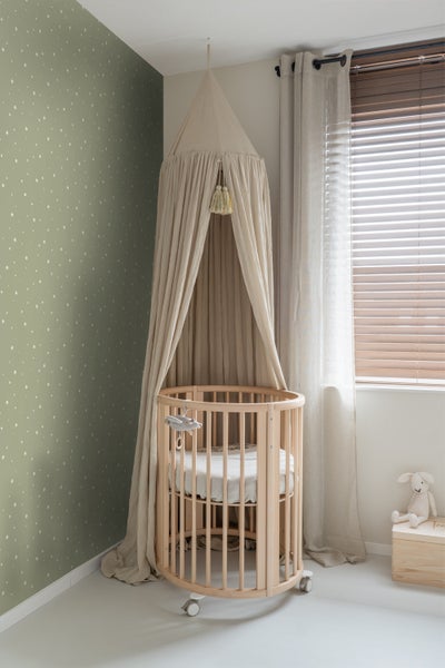 ESTAhome Tapete kleine Sterne Mintgrün - 53 cm x 10.05 m - 139688