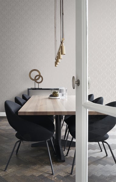 Origin Wallcoverings Tapete Ornamente Grau - 53 cm x 10.05 m - 346217
