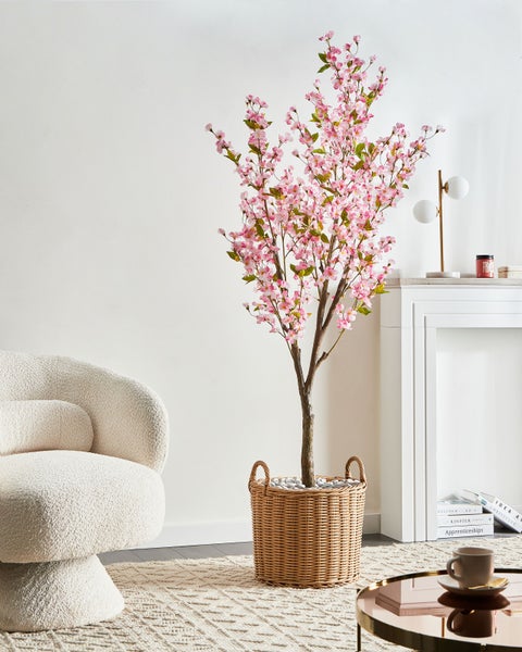 Kunstpflanze CHERRY TREE 180 cm Rosa