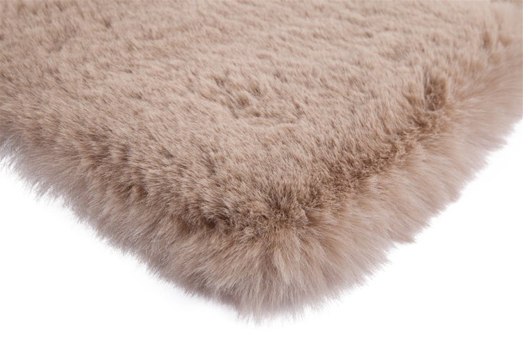 Hochflor Teppich Divinia Creme 35 mm Uni 120 x 170 cm