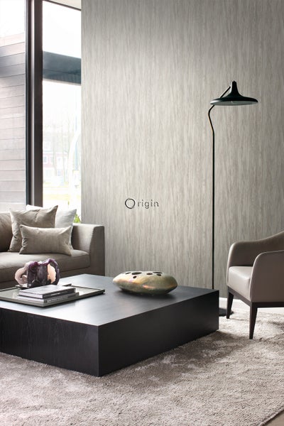 Origin Wallcoverings Tapete Holzoptik Sandbeige - 53 cm x 10.05 m - 347415