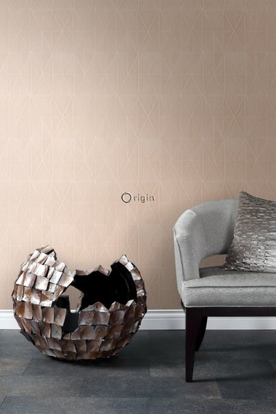 Origin Wallcoverings Tapete grafische Form Bronze - 53 cm x 10.05 m - 347231