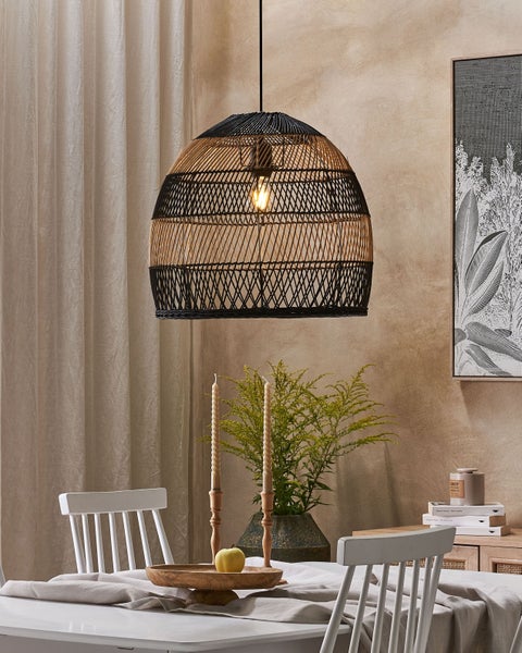 Hängeleuchte BUMI Rattan Naturfarben