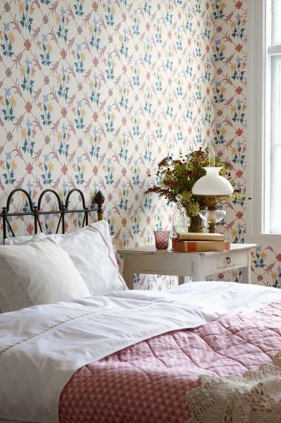 Borastapeter Tapete Blumen Multicolor - 53 cm x 10.05 m - 660042