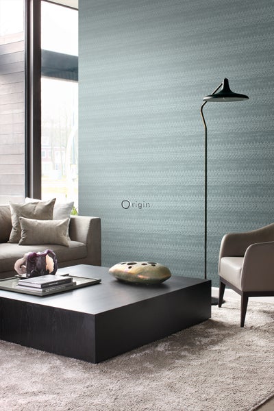 Origin Wallcoverings Tapete Tierhautmuster Eisblau - 53 cm x 10.05 m - 347313
