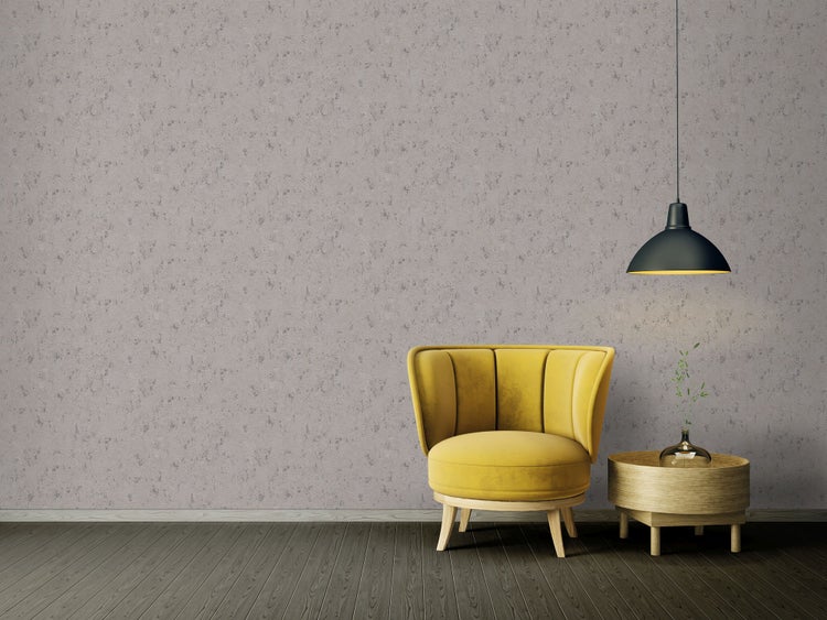 A.S. Création Tapete mit feiner Struktur Grau, Beige, Silber und Metallfarbe - 53 cm x 10.05 m - AS-393873