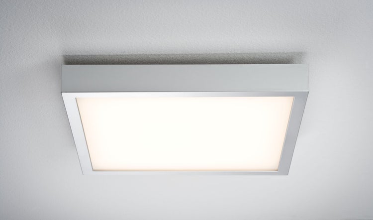 LED Panel Lunar eckig 400x400mm 22W 1700lm 3000K Chrom matt