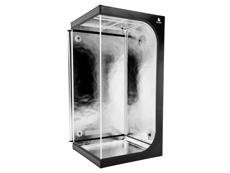 Growbox Komplett Set Deluxe L - für 3 Pflanzen, 100x100x200cm, 320W LED