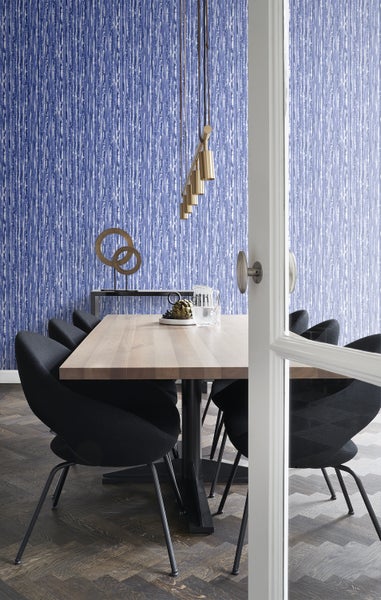 Origin Wallcoverings Tapete Streifen Blau - 53 cm x 10,05 m - 347219