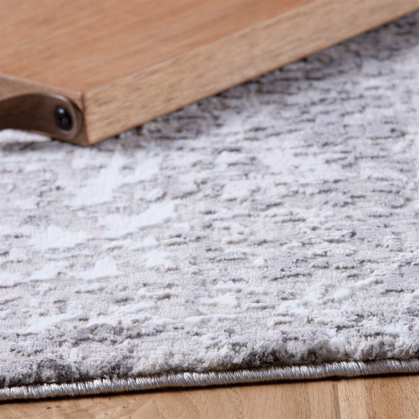 Kurzflor Teppich Abena Taupe Used-Look 200 x 290 cm