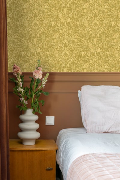 ESTAhome Tapete Ornamente Ockergelb - 50 x 900 cm - 131615