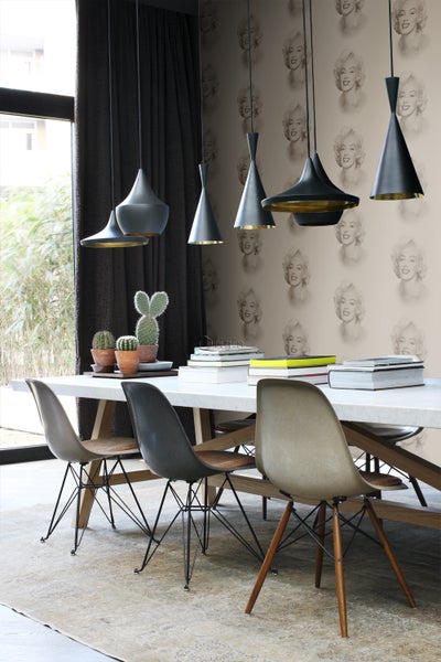 Origin Wallcoverings Tapete Marilyn Monroe Bronze - 53 cm x 10.05 m - 326351