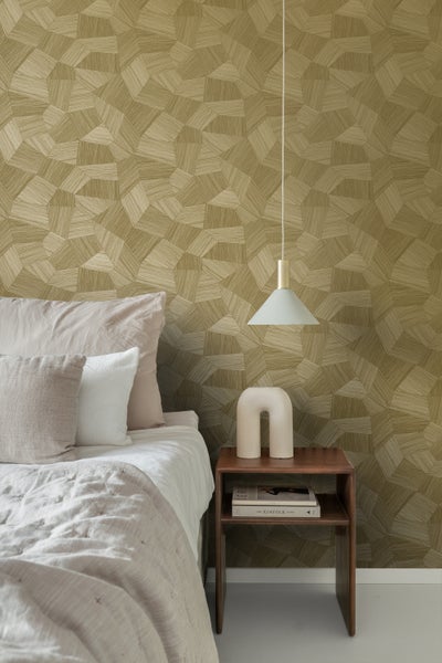 Origin Wallcoverings Tapete 3D-Muster Gold - 53 cm x 10.05 m - 347822