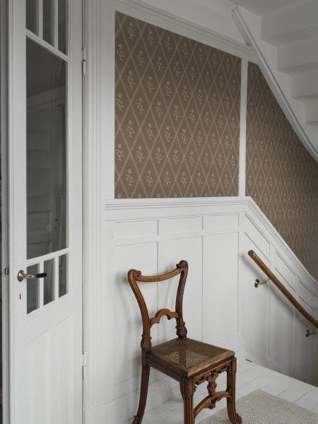 Borastapeter Tapete Blumen Braun - 53 cm x 10.05 m - 660840