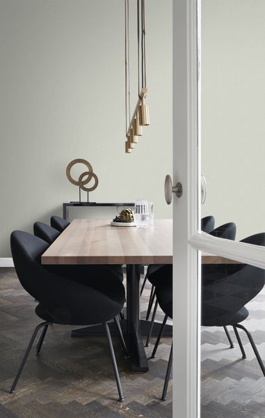 Origin Wallcoverings Tapete Leinen-Optik Hellbraun - 53 cm x 10.05 m - 347002