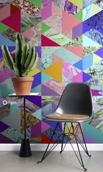 Origin Wallcoverings XXL-Vliestapete Marmor-Optik Mehrfarbig - 50 x 900 cm - 357202